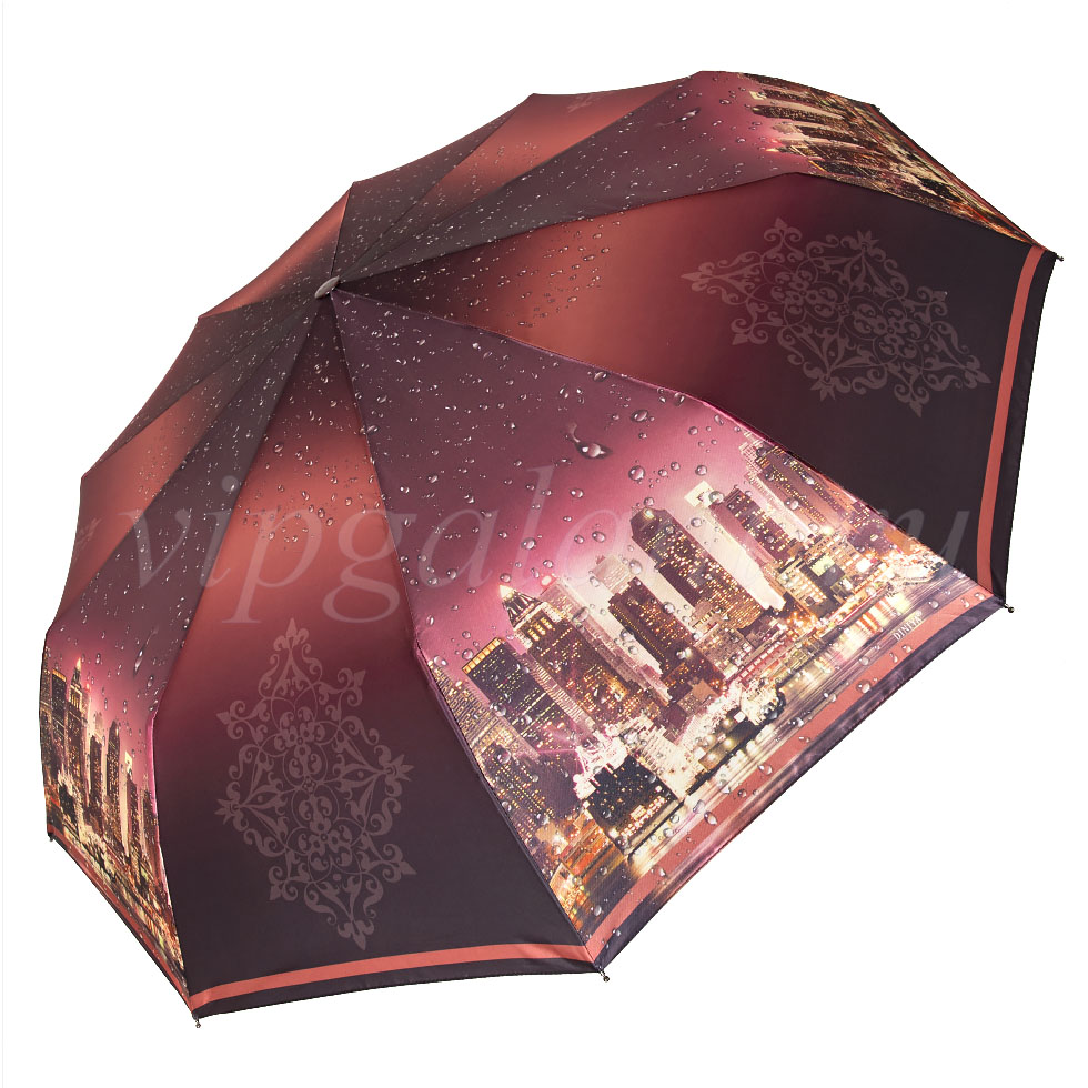 Зонт женский Diniya 2731 Cатин фото 1