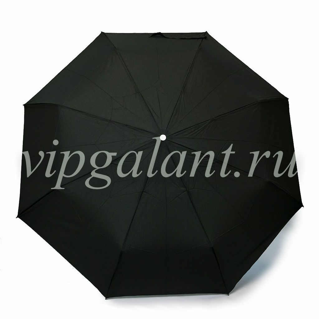 13940 Зонт мужской 3сл с/а черный Zest 1