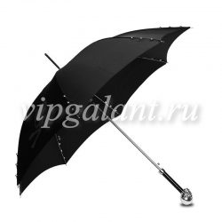 Pasotti 22N/2SKULL Зонт мужской трость W33 PLATINTEX NERO HANDLE Esperto Capo 5