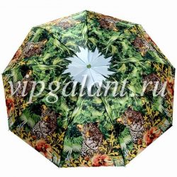Зонт женский 102 Diniya 3 слож. автом сатин цветы и узоры 11