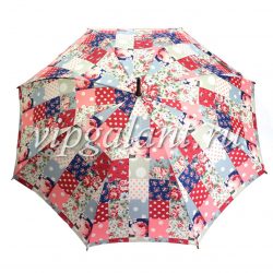 Fulton L541/2744 Зонт женский трость Cath Kidston Kensington-2 Patchwork (Цветы) 1