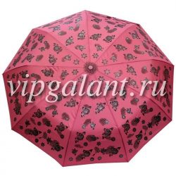 Зонт женский 9840 Pasio 3 слож автомат пондж 35