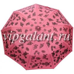 Зонт женский 9840 Pasio 3 слож автомат пондж 37