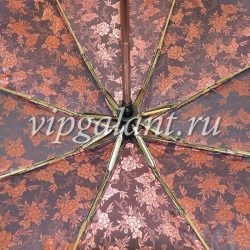 Sponsa 6062 Зонт женский 3 слож с/а жаккард цветы 3