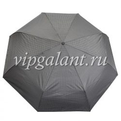 Три слона 500 Зонт мужской 3 сл с/а черный ручка крюк 1