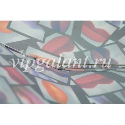 Fulton L718/3078 Зонт женский Lulu Guinness Superslim-2 (Lips Polaroid (Губы) 6