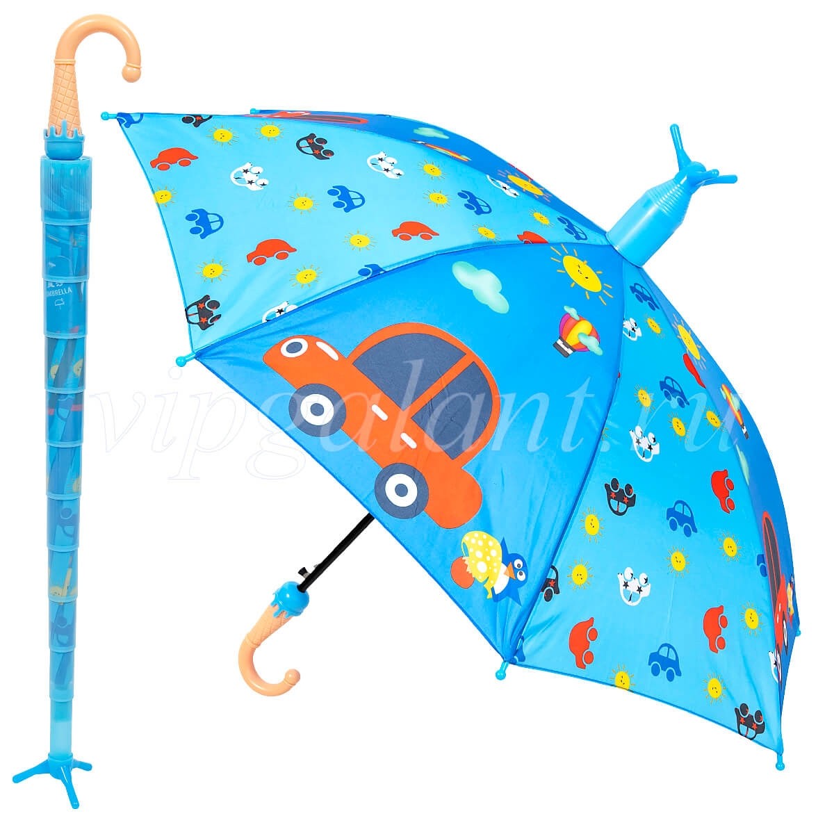 Зонт детский 1014 Uteki трость автомат IceCream 1