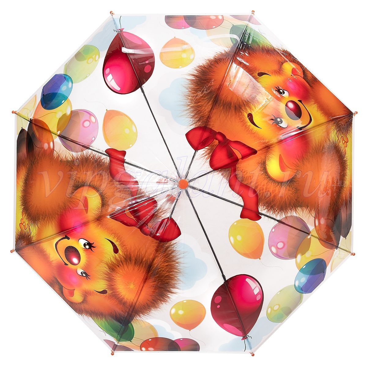 Зонт детский 352 Diniya трость автомат поливинил 3D 5