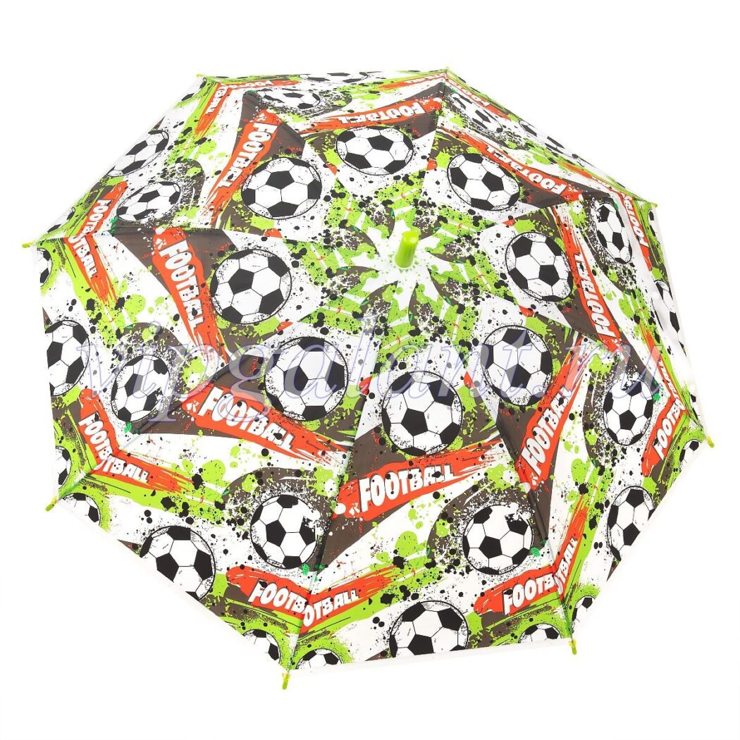 Зонт детский 982 Banders трость автомат футбол 3