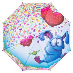 Зонт детский 431N Diniya автомат трость рисунок 3D 6