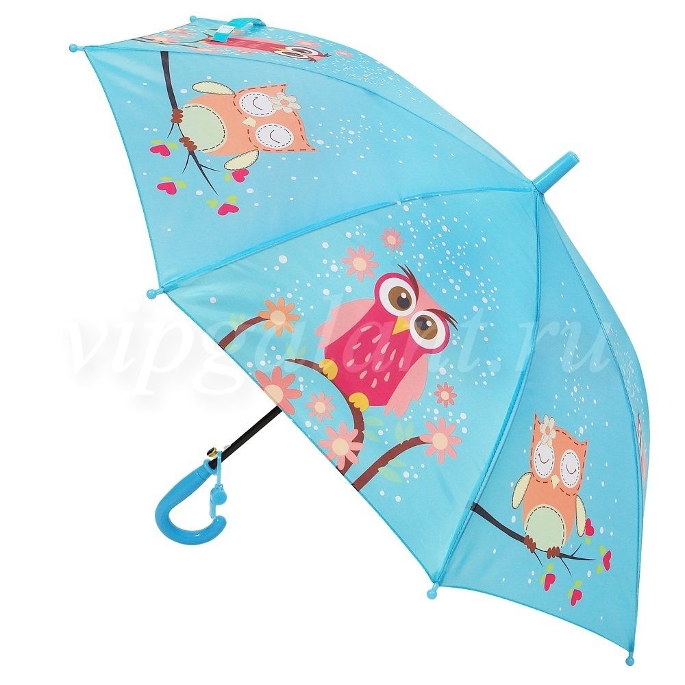 Зонт детский 655 Diniya трость автомат совы 5
