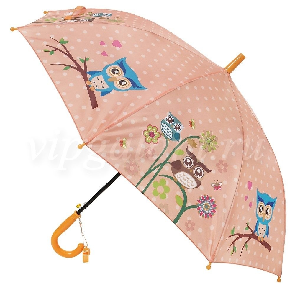Зонт детский 655 Diniya трость автомат совы 7