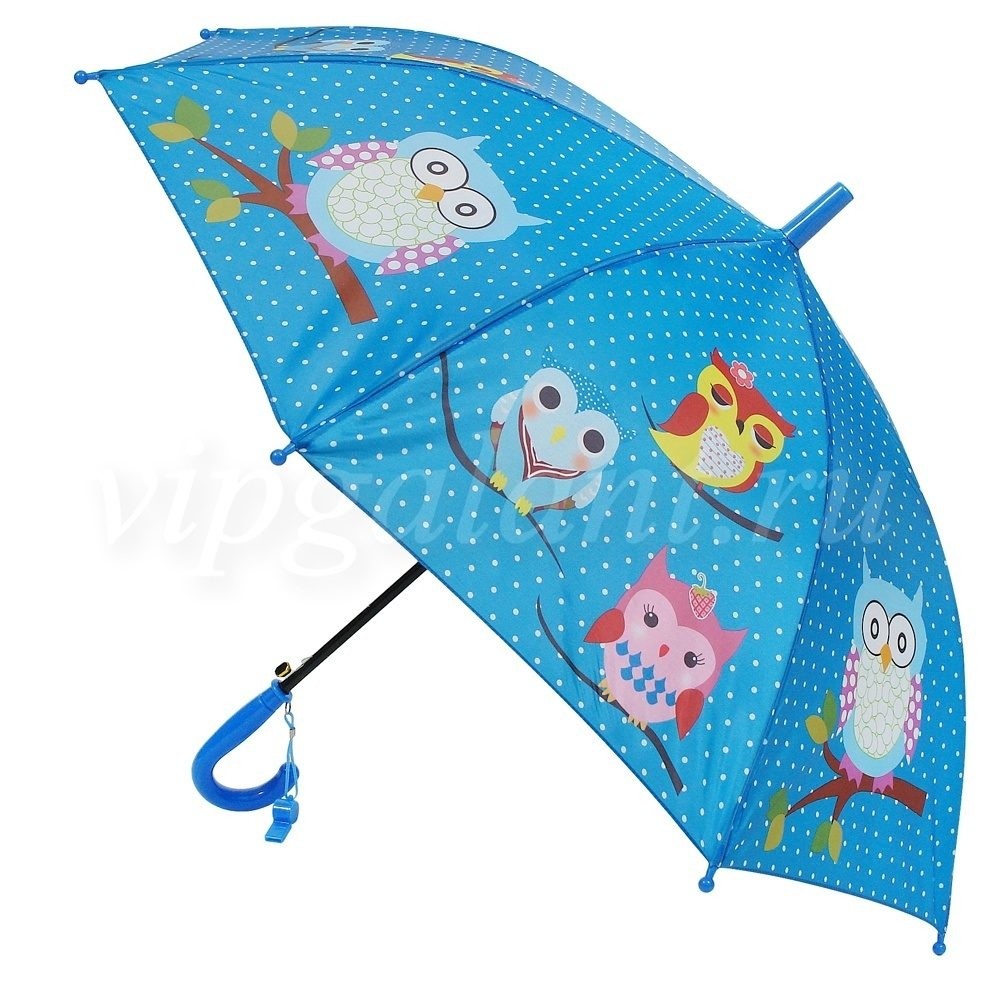 Зонт детский 347 Diniya трость автомат совы 11
