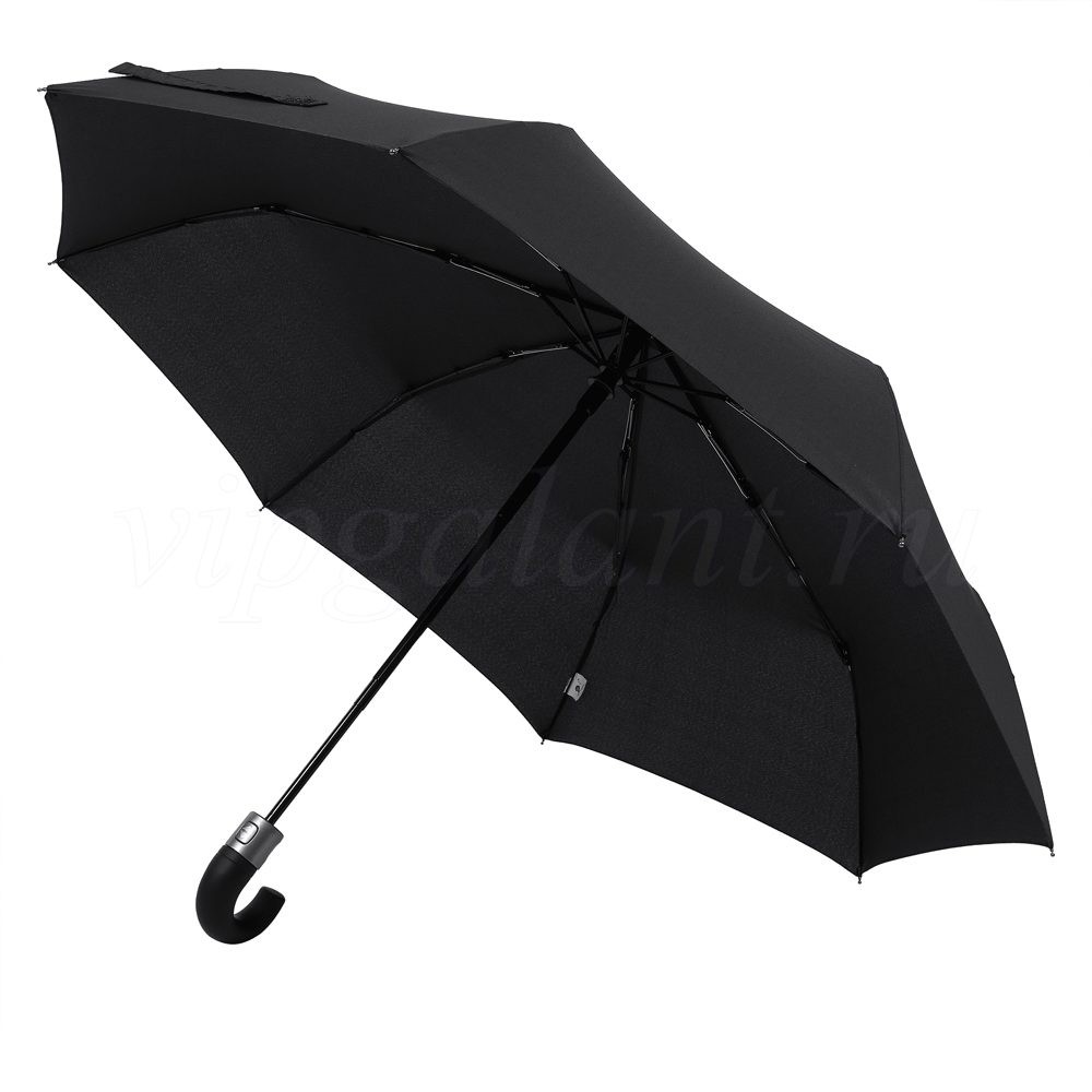 Зонт мужской 13840 RAINDROPS 3 сл с/а черный premium 2