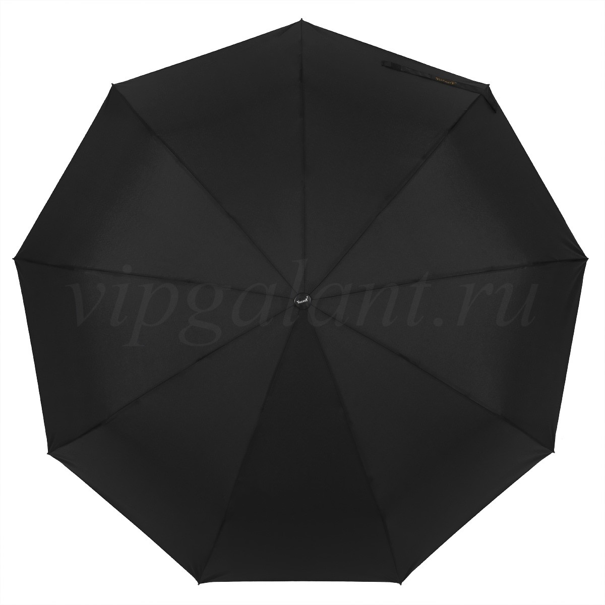 Зонт мужской 503 Yuzont 3 сл с/а 9 спиц ручка крюк кожа 1