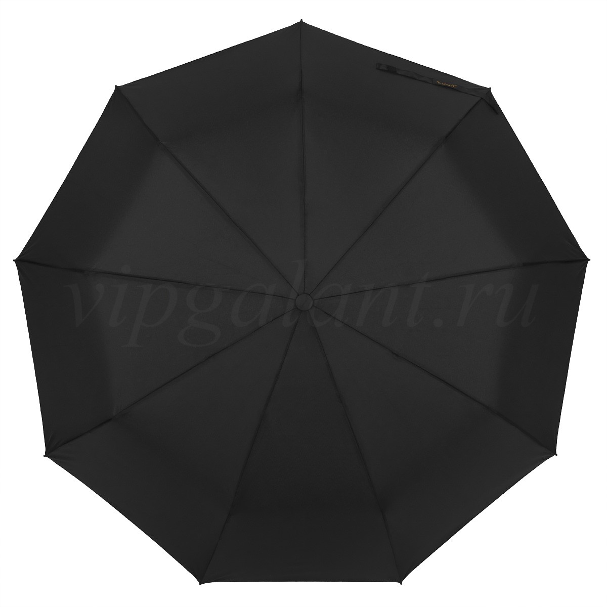 Зонт мужской 508 Yuzont 3 сл автомат 9 спиц ручка крюк кожа 1