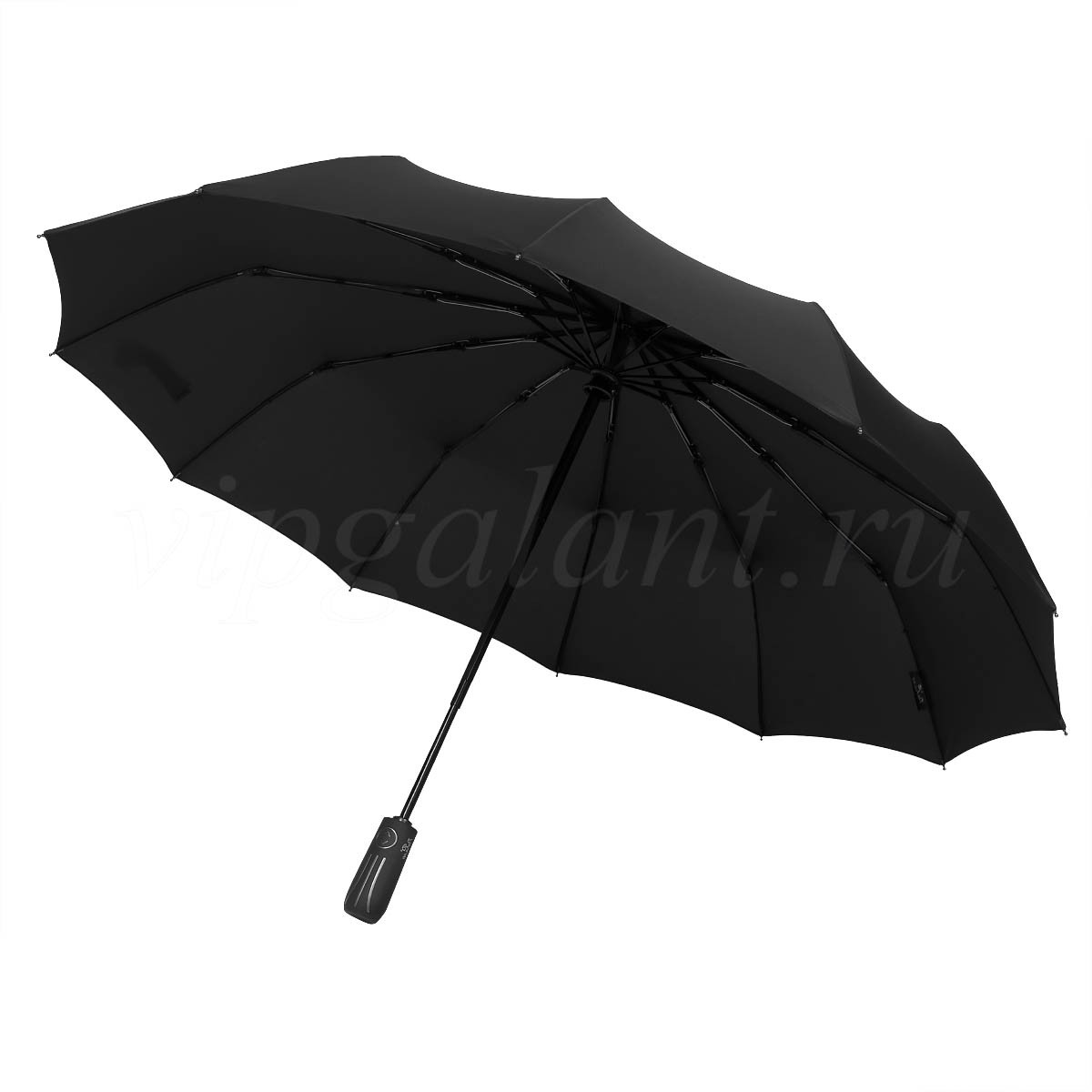 Зонт мужской Popular 2600NK в 3 сложения с удобной ручкой 5