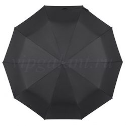 Зонт мужской 12220 RAINDROPS 3 сл автомат 10 спиц черный полиэстер 1