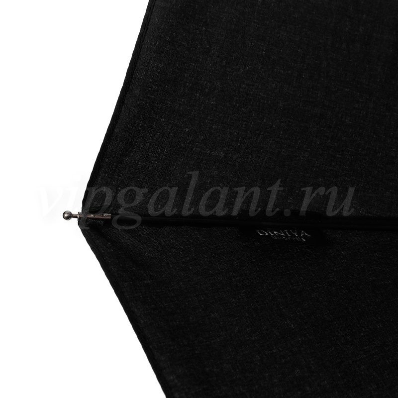 Зонт мужской 501 Diniya 3 слож. автомат 9 спиц черный 4