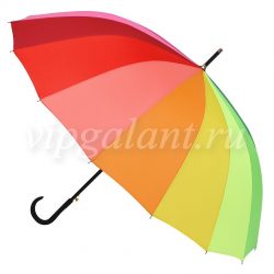 Зонт женский 006 Diniya трость радуга Rainbow Premium 3