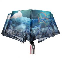 Зонт женский 1340 Dolphin 3 сл с/а сатин 15