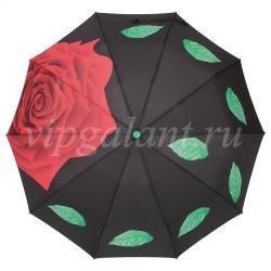 Зонт женский 209 Dolphin 3 сл с/а 10 спиц полиэстер роза 1