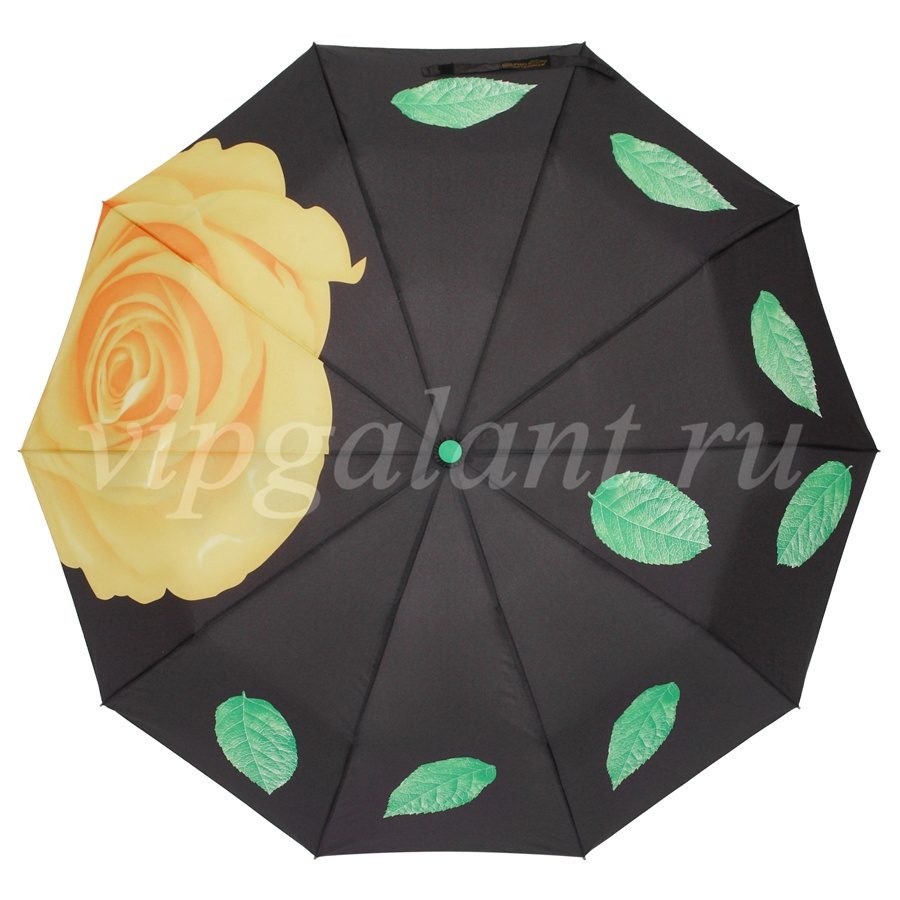 Зонт женский 209 Dolphin 3 сл с/а 10 спиц полиэстер роза 10