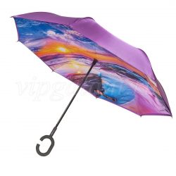 Зонт женский 216 Dolphin трость механика зонт-наоборот 2