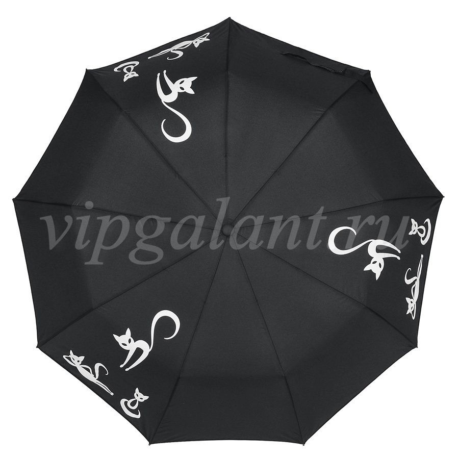 Зонт женский 377 Dolphin 3 сл с/а проявляющийся рисунок 1