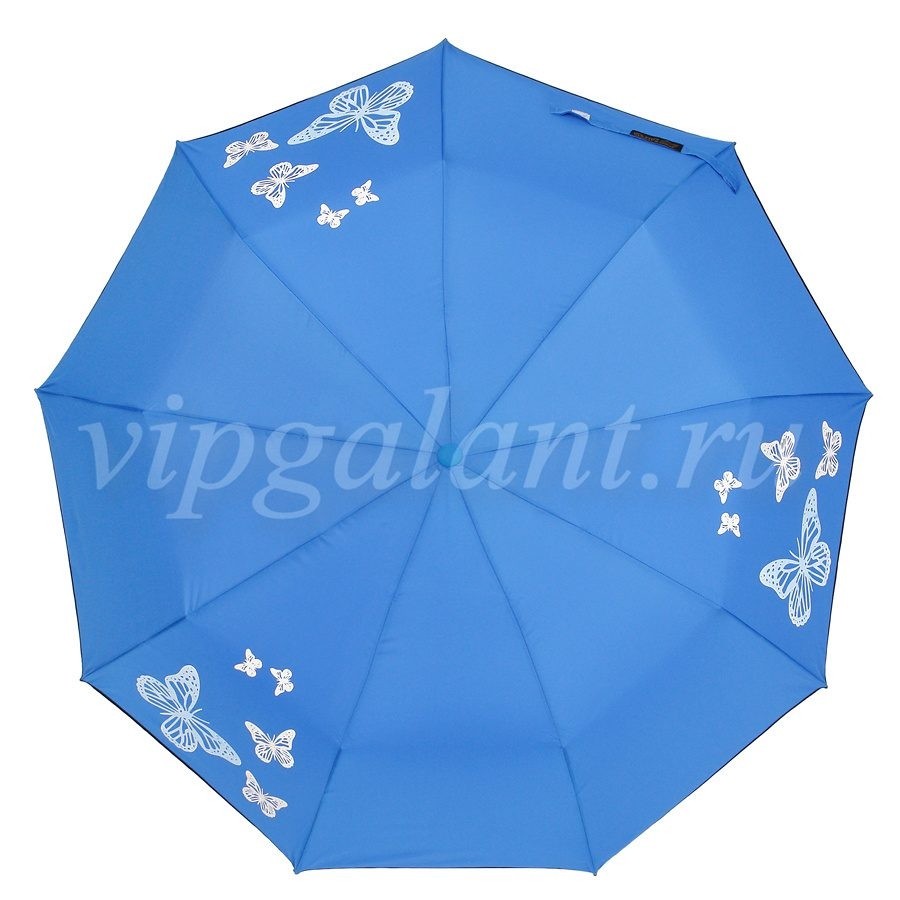 Зонт женский 377 Dolphin 3 сл с/а проявляющийся рисунок 18