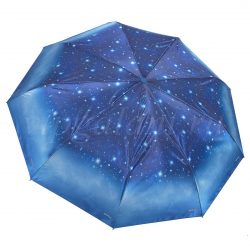 Зонт женский 563 Dolphin 3 сл с/а 9 спиц сатин галактика 5