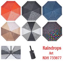 Зонт женский 733877 RAINDROPS 3 сл с/а в ассортименте полиэстер 2