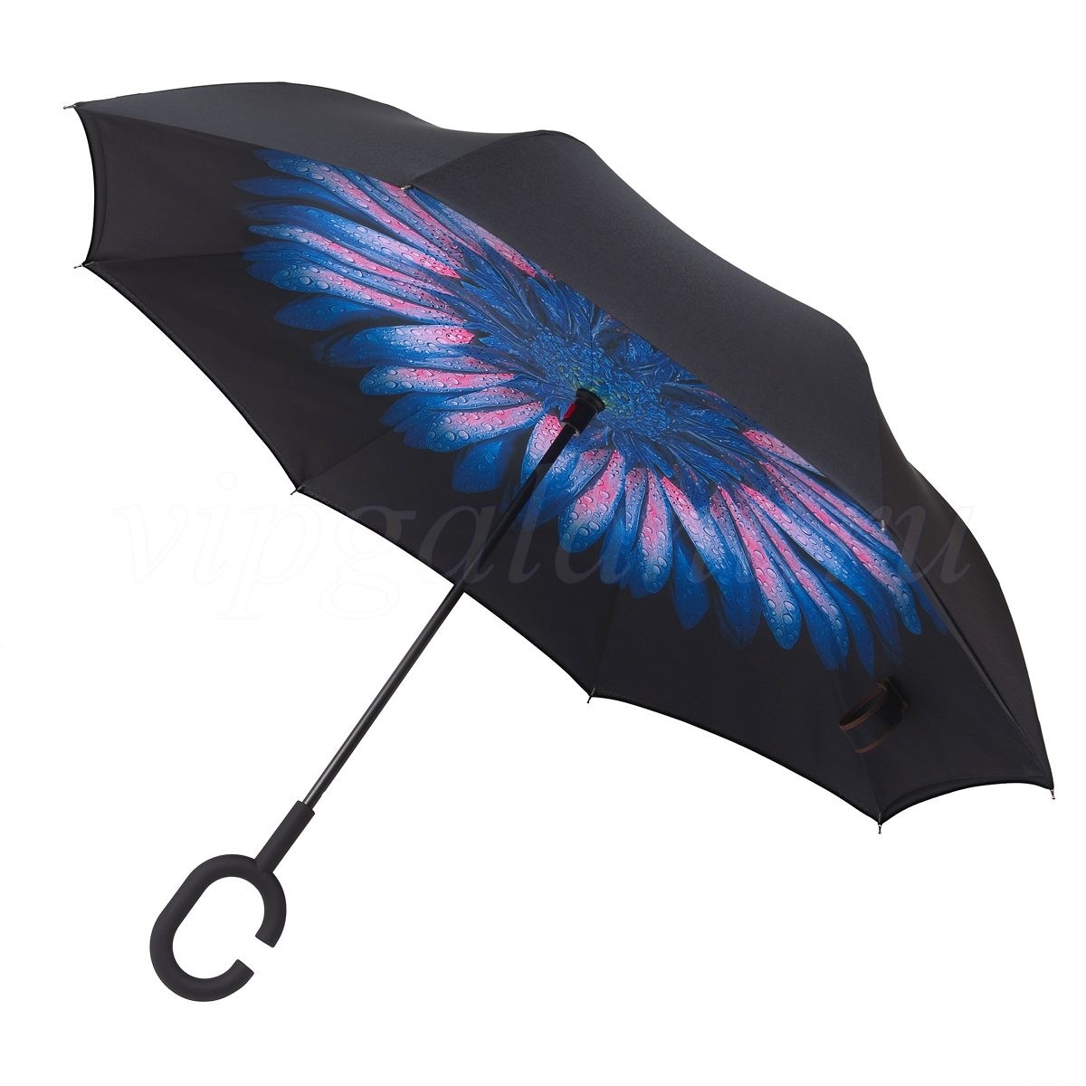 Зонт женский 801 Multibrand трость механика (зонт-наоборот) 6
