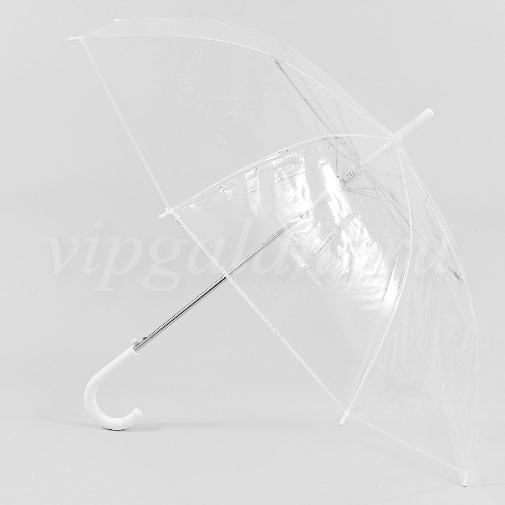 Зонт женский Banders 940 трость прозрачный купол 2