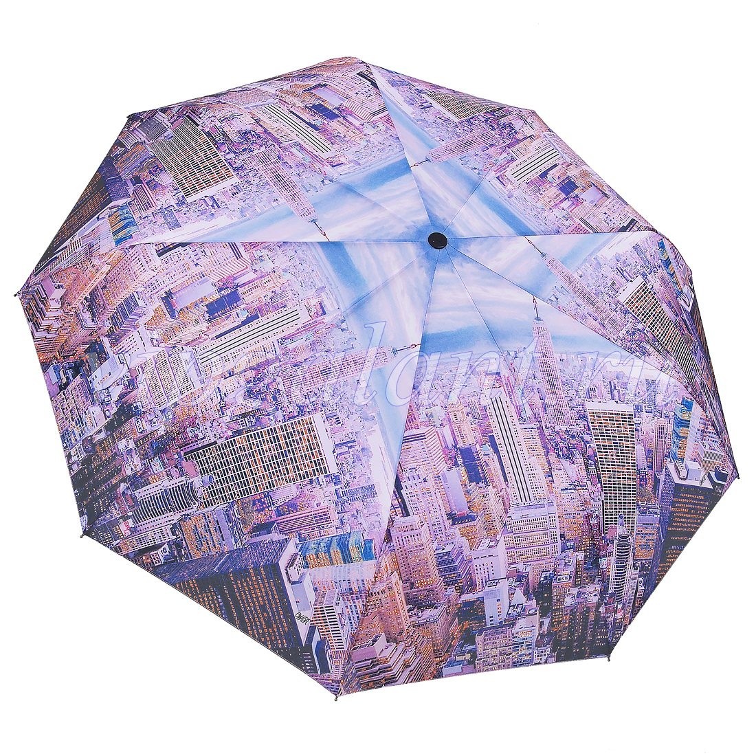 Зонт женский 995N RAINDROPS 3 сл с/а полиэстер города 21