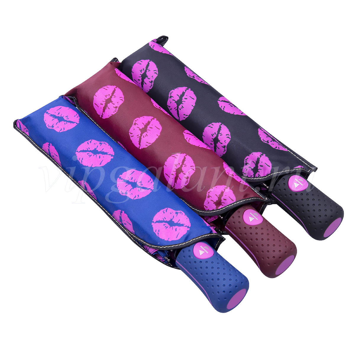 Женский зонт pink lips в ассортименте