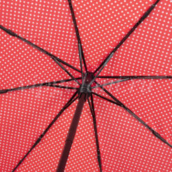 Каркас женского зонта в горошек