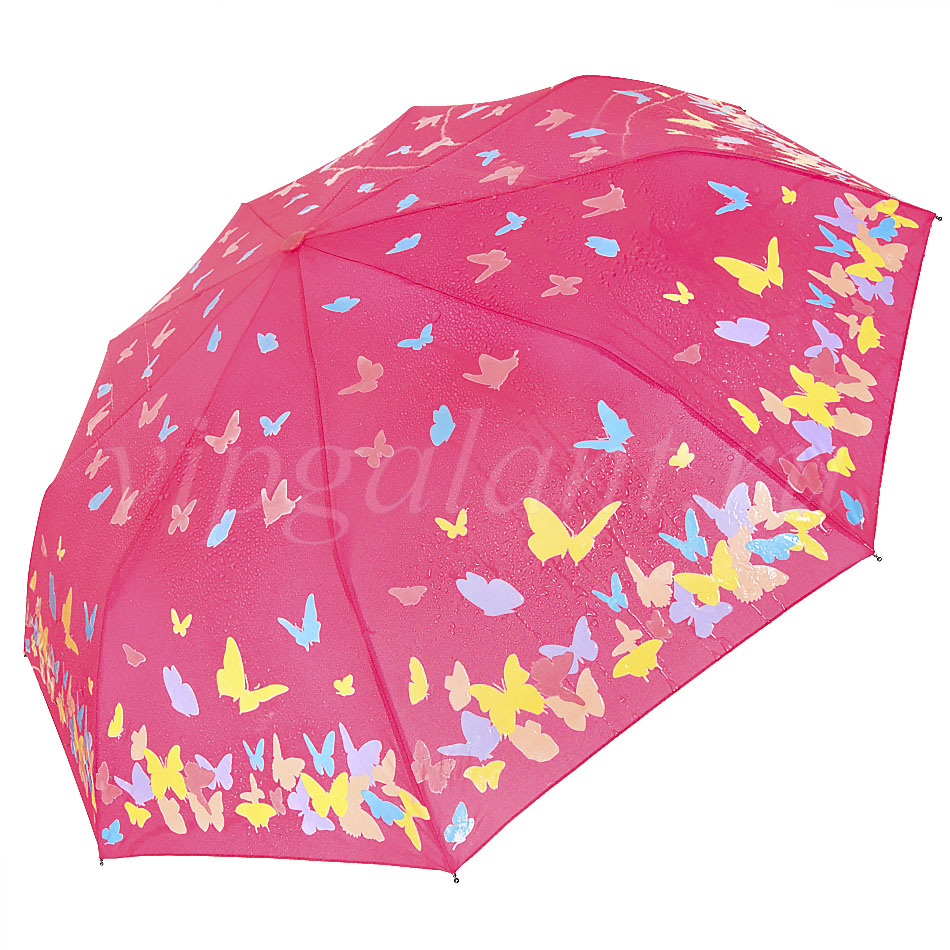Зонт женский Yuzont 2019 Бабочки фото 2