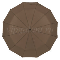 Мужской зонт Universal B801 бежево-коричневый