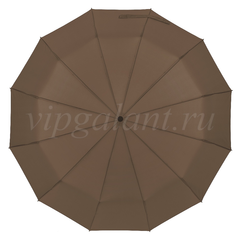 Мужской зонт Universal B801 бежево-коричневый