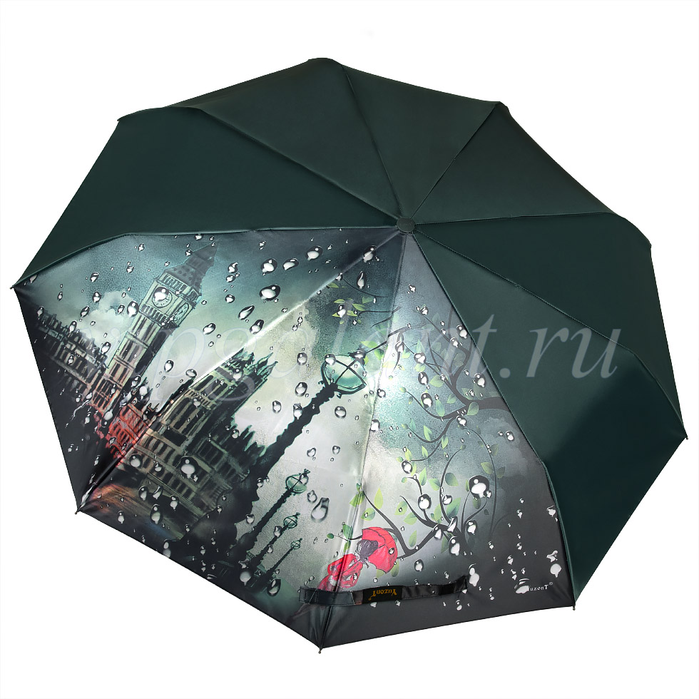 Женский зонт Yuzont 2098 Городские пейзажи