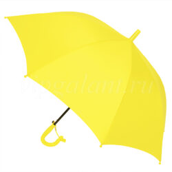 Детский зонт трость желтый