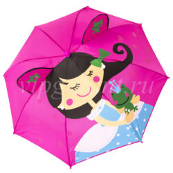Детский зонт с ушками царевна лягушка