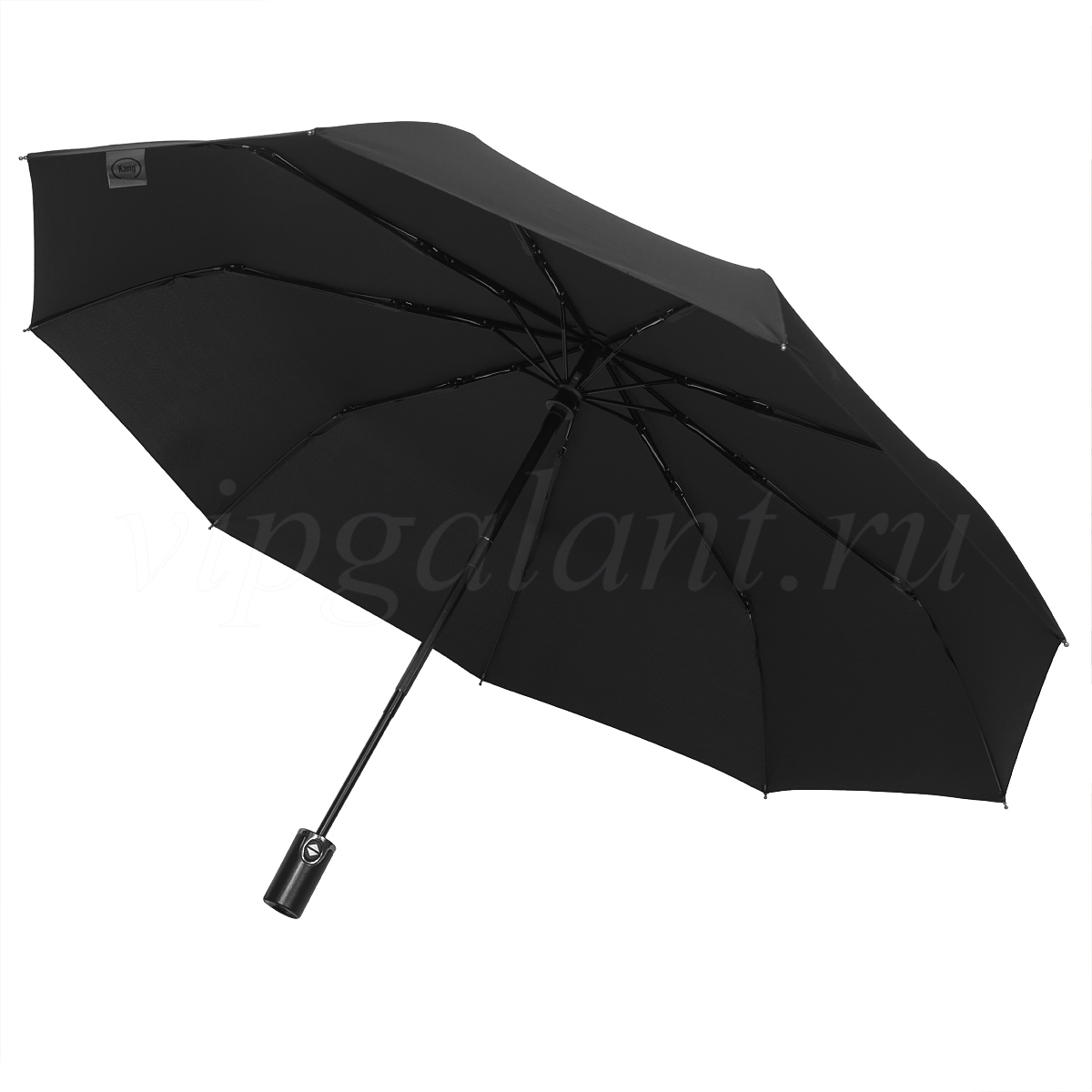 Зонт черный складной Kangaroo D062 фото 3