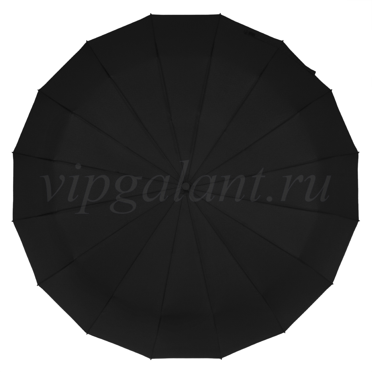 Зонт мужской черный 16 спиц A1998 фото 1