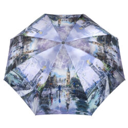 Зонт женский механика Popular 2605-5M с картинами в стиле живописи фото 4