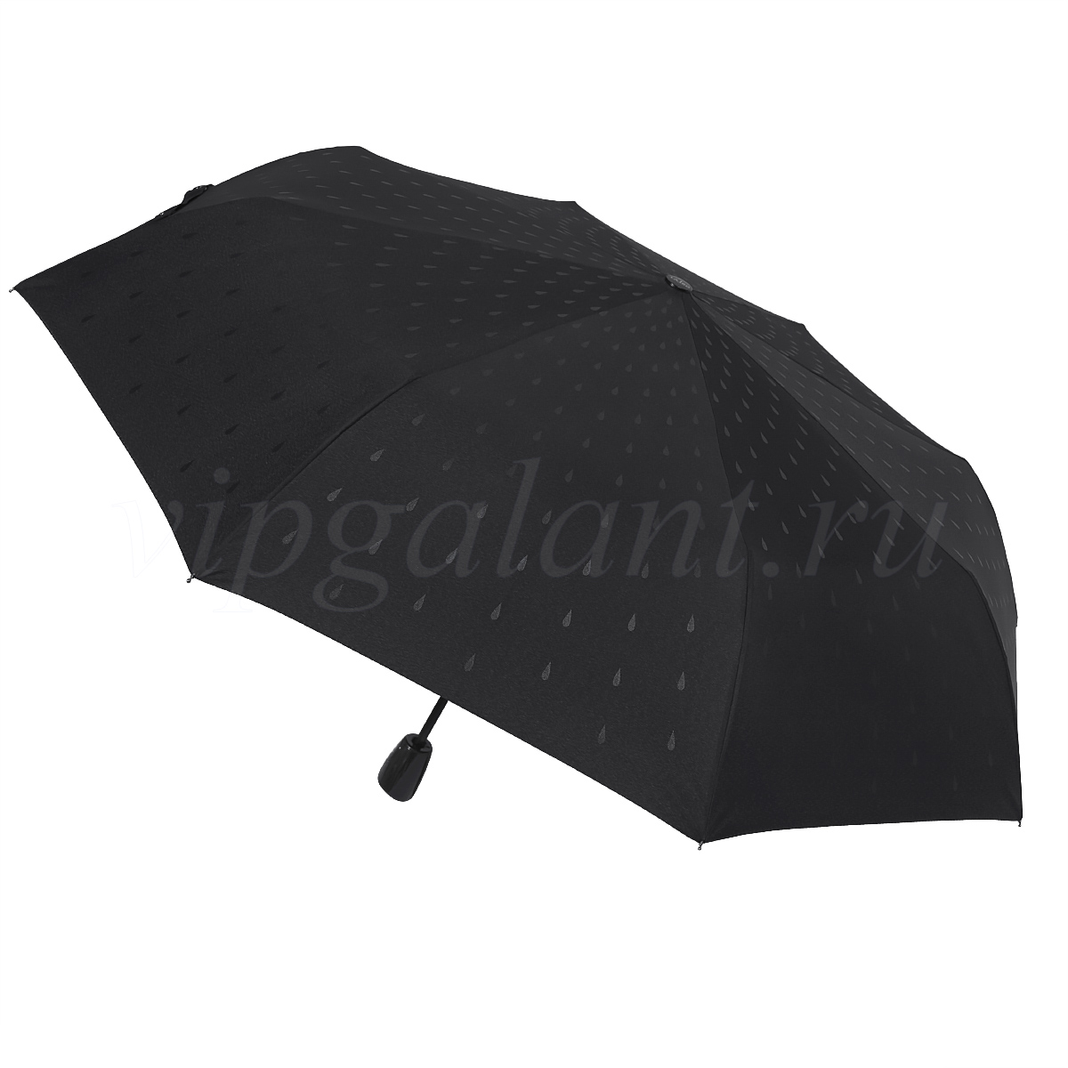 Зонт женский черный Laird 7703 фото 5