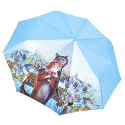 Зонт женский с кошками Almas 2051 фото 3