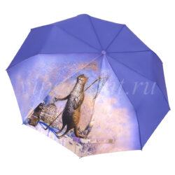 Зонт женский с кошками Almas 2051 фото 5