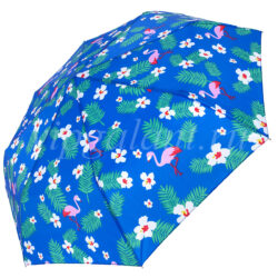 Голубой зонт от дождя